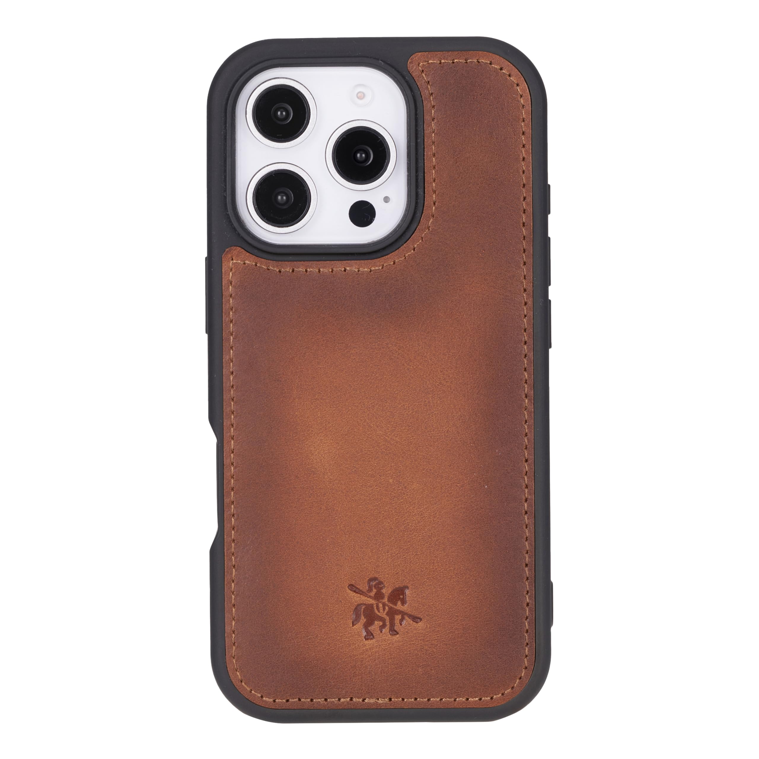 VENITO Lucca for iPhone 16 Pro Leather Case Magsafe Compatible, Handcrafted Full Grain Leather, Drop/Impact Protection, Slim Fit Phone Case, 6.3"
