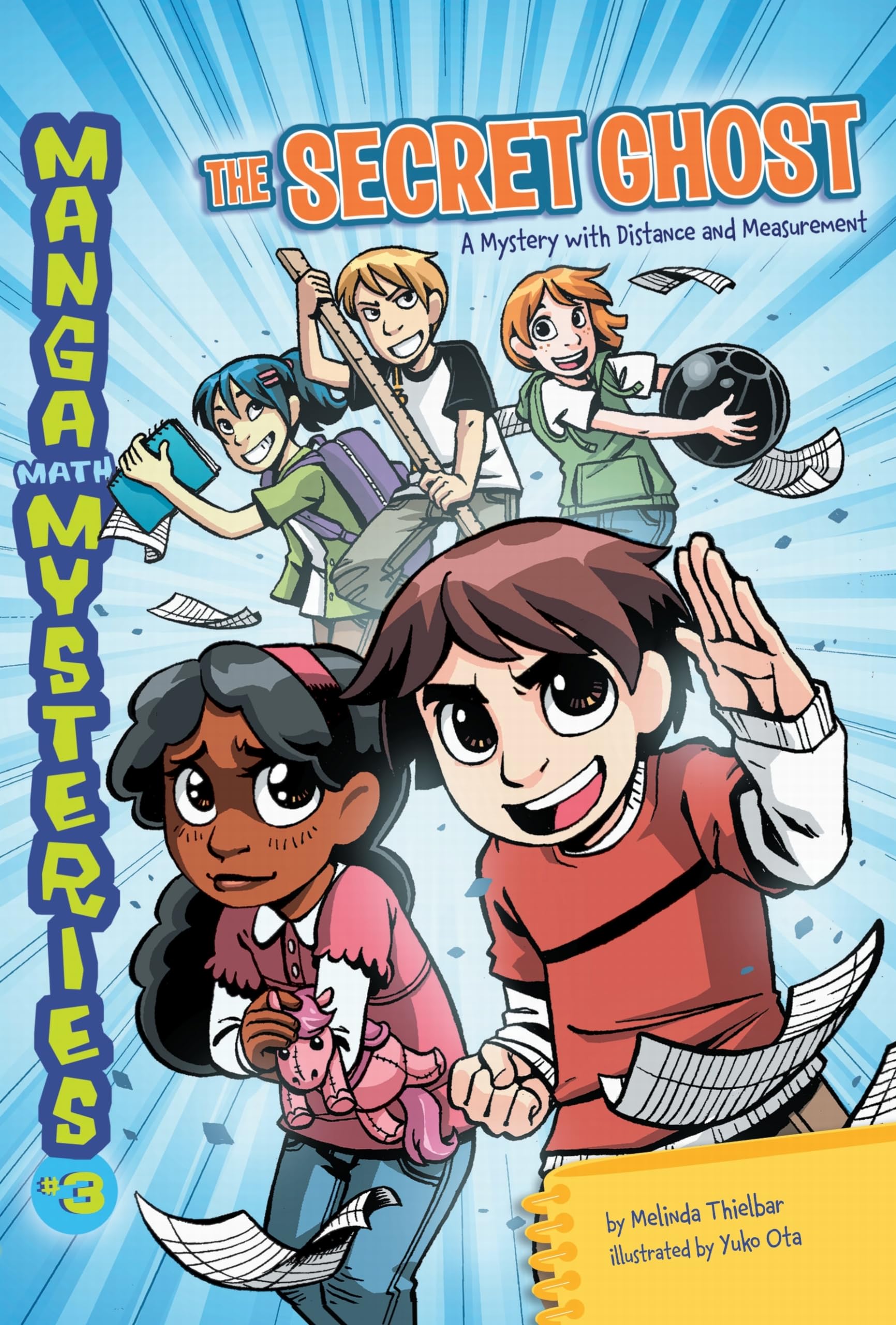 The Secret Ghost: A Mystery with Distance and Measurement (Manga Math Mysteries)