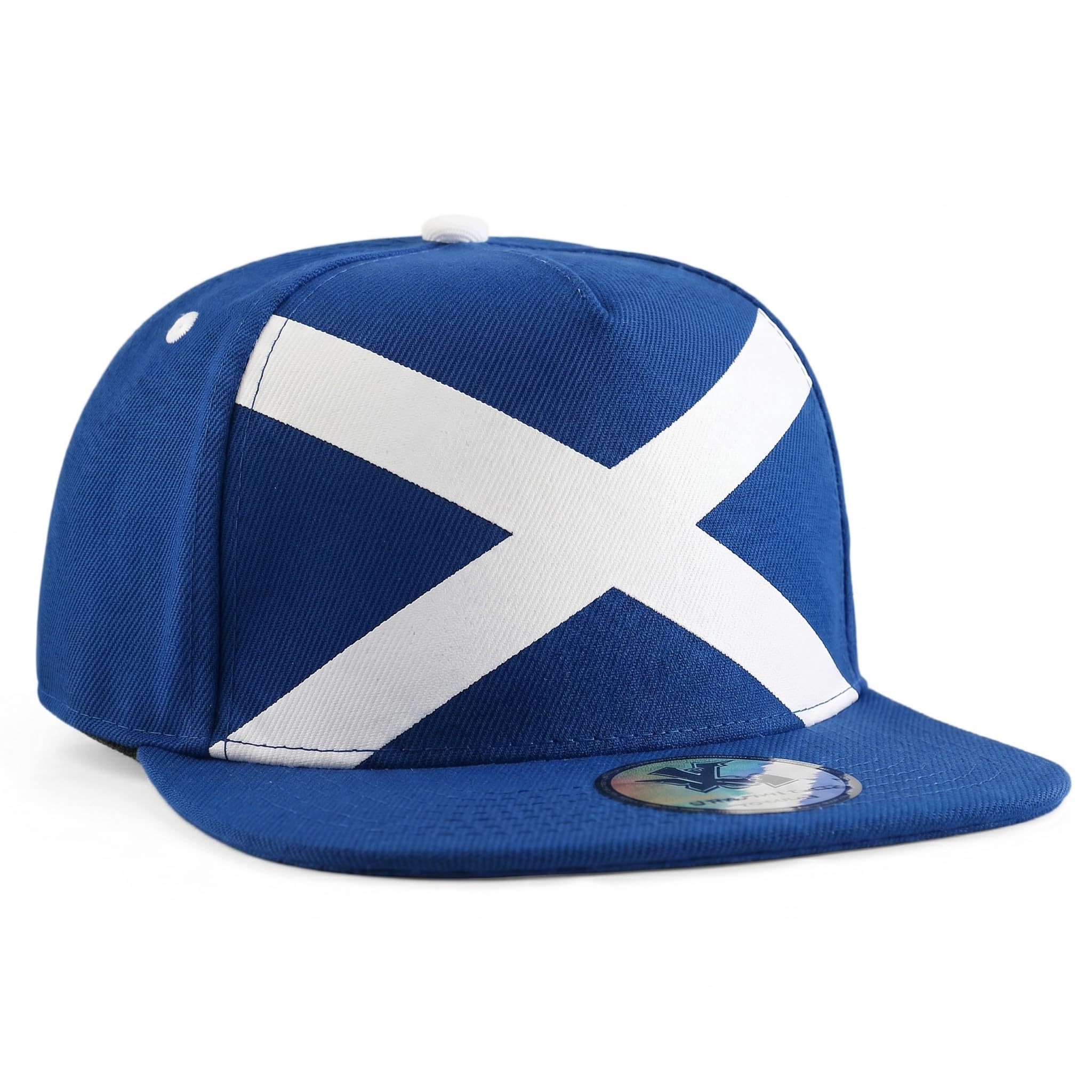 Underground Kulture Men's Scotland Blue Snapback Olympics Baseball Cap