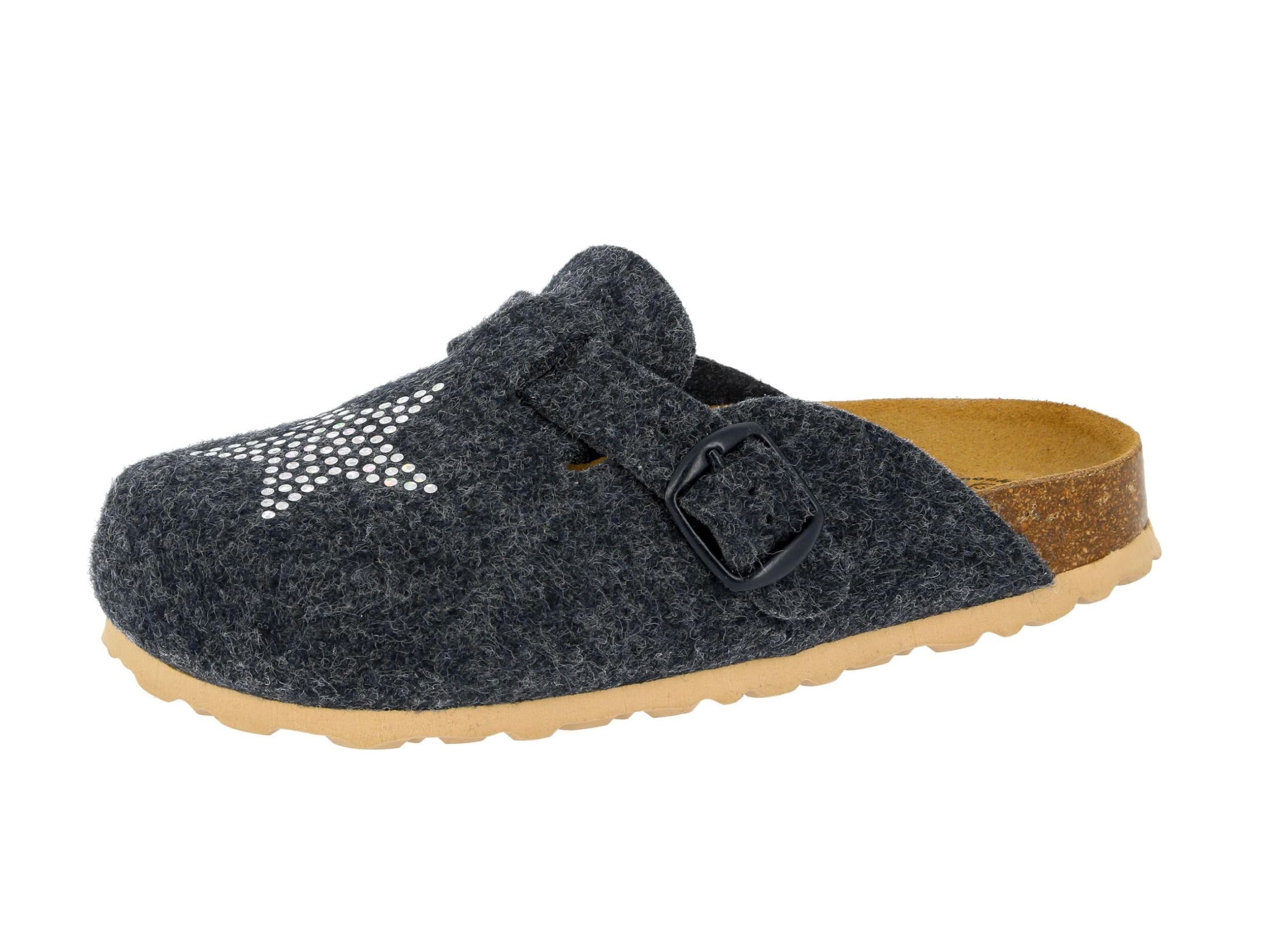 Lico Girls' Bioline Star Clogs, Blue (Marine Marine), 9.5 UK Child, 27 EU