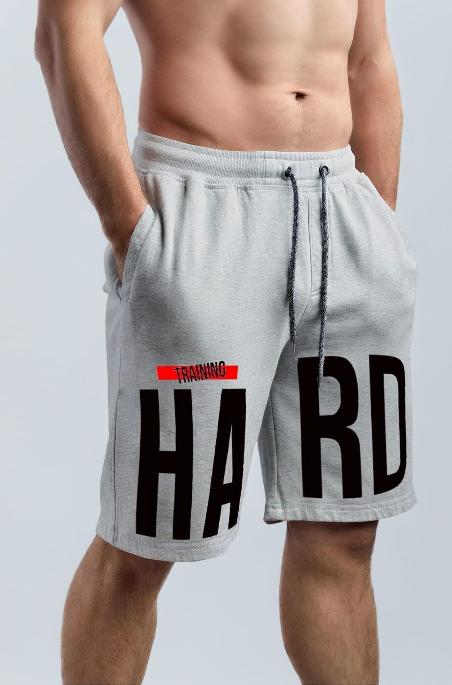 Men's Cotton Gym Shorts – Regular Fit Workout Shorts for Training, Fitness, Running & Bodybuilding | Comfortable Breathable Athletic Shorts with Pockets