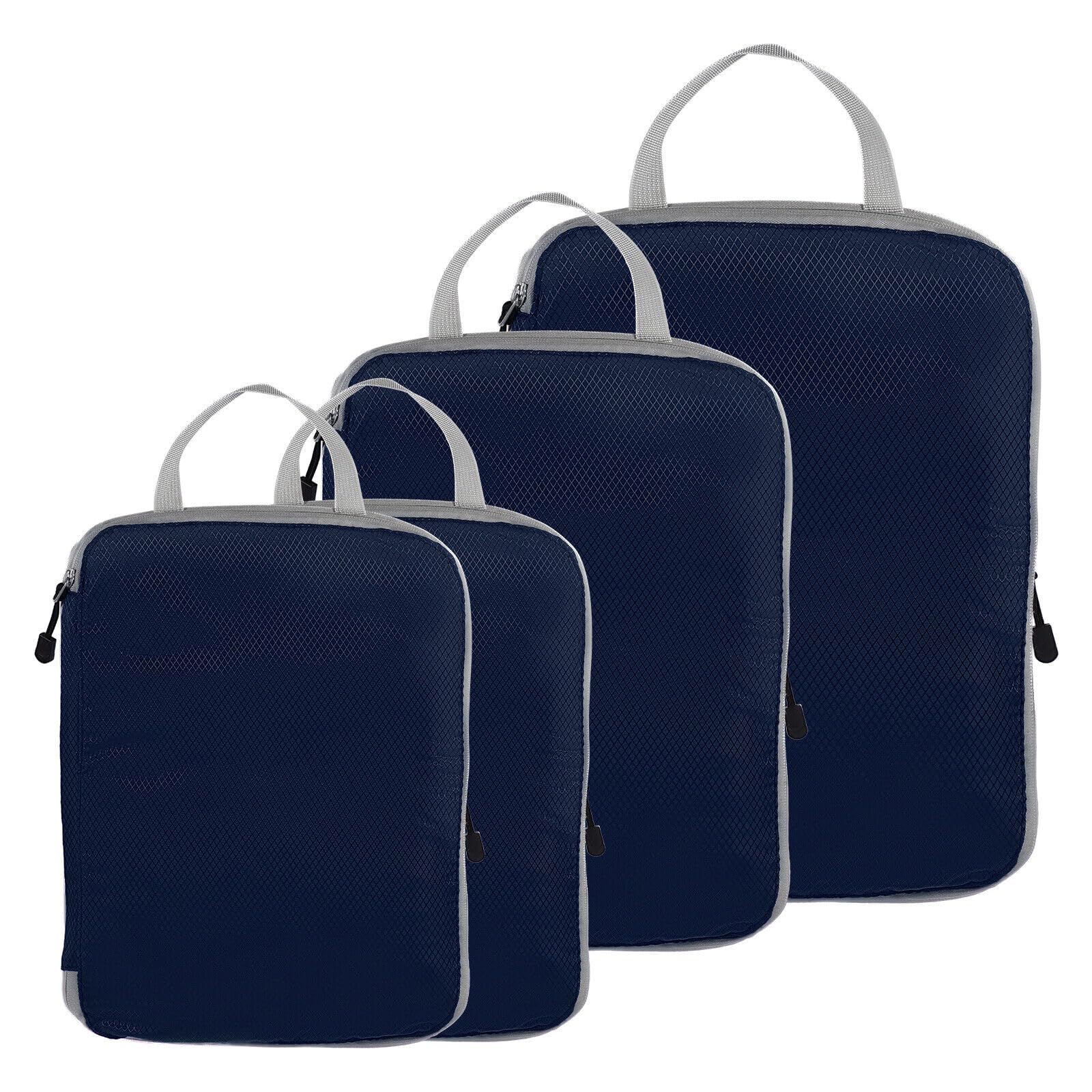Home and Garden Parts 4Set Compression Packing Cube for Travel Waterproof Luggage Organizer Purple #CN/251024/08213