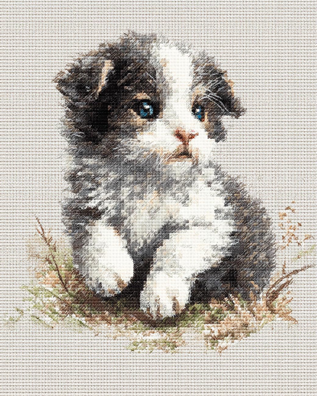 AxiangziK DIY Embroidery Kits Cartoon Dog 11CT 50x70cm
