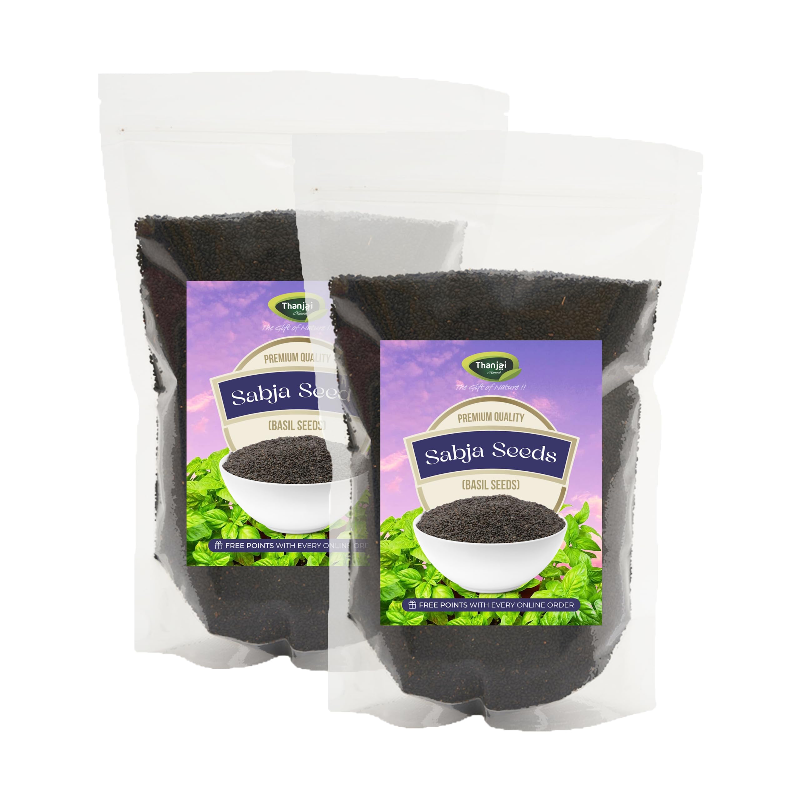Thanjai Natural Sabja Seeds1st Quality 500g (250g X 2) Tukmaria Seeds | Helps in Weight Loss, Natural Stress Reliever, Reduce body heat (B07QYVMGGY) Amazon Price History, Amazon Price Tracker