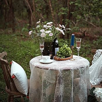 白いレースのテーブルクロスハンドメイドビンテージ Amazon｜レーステーブルクロス ホワイトテーブルクロス