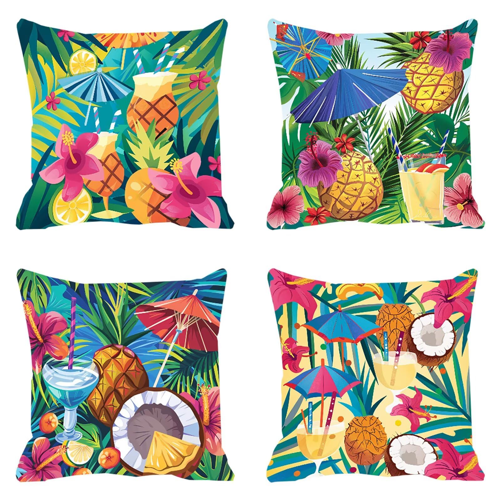 Housse de coussin 60x60cm velours imperméable extérieur pour salon de jardin