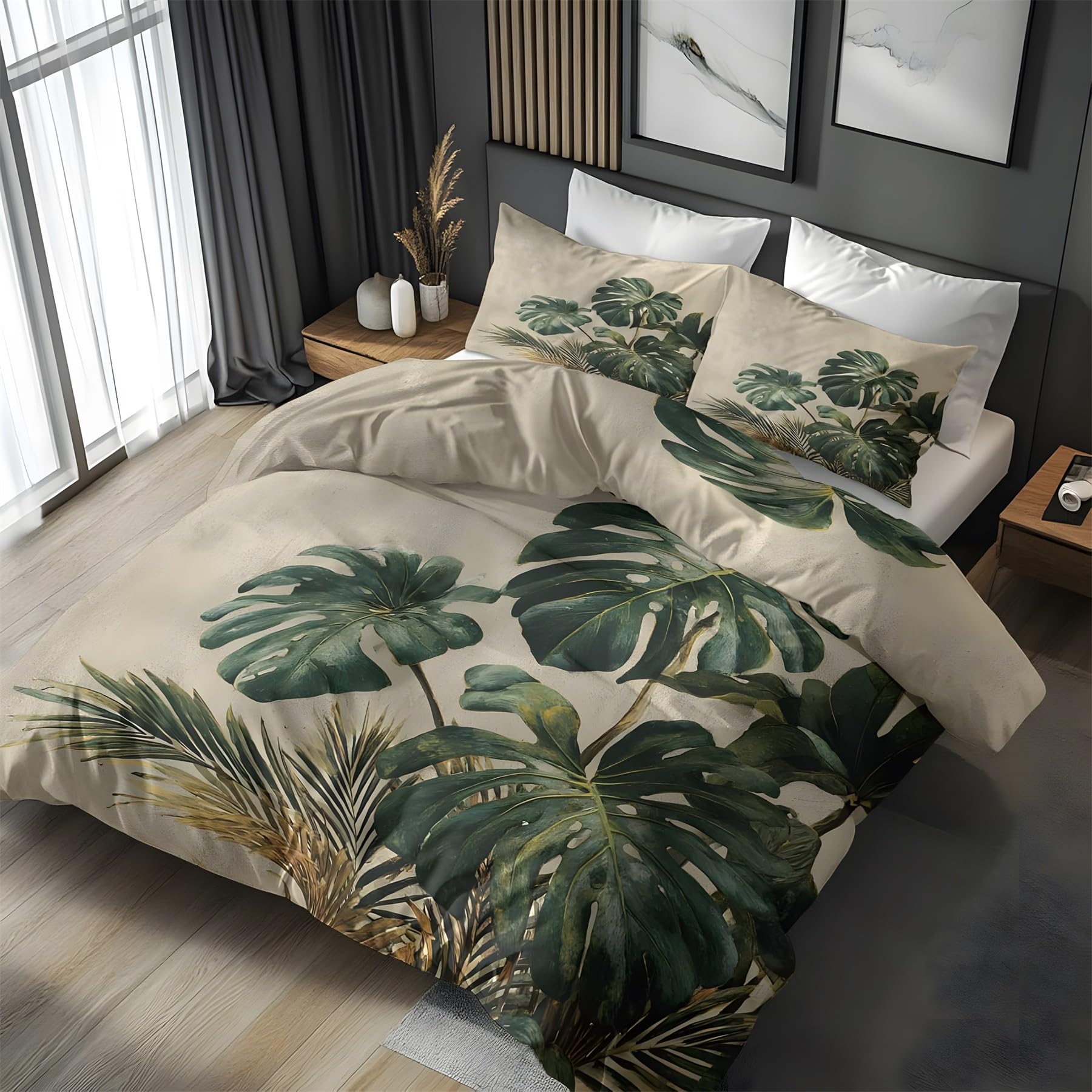 Parure de lit 220x240 microfibre douce et confortable grand lit adulte