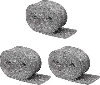 ELEPHANTBOAT® 3PCS Ultra Fine Steel Wool Rolls 8.2ft x 2.76in