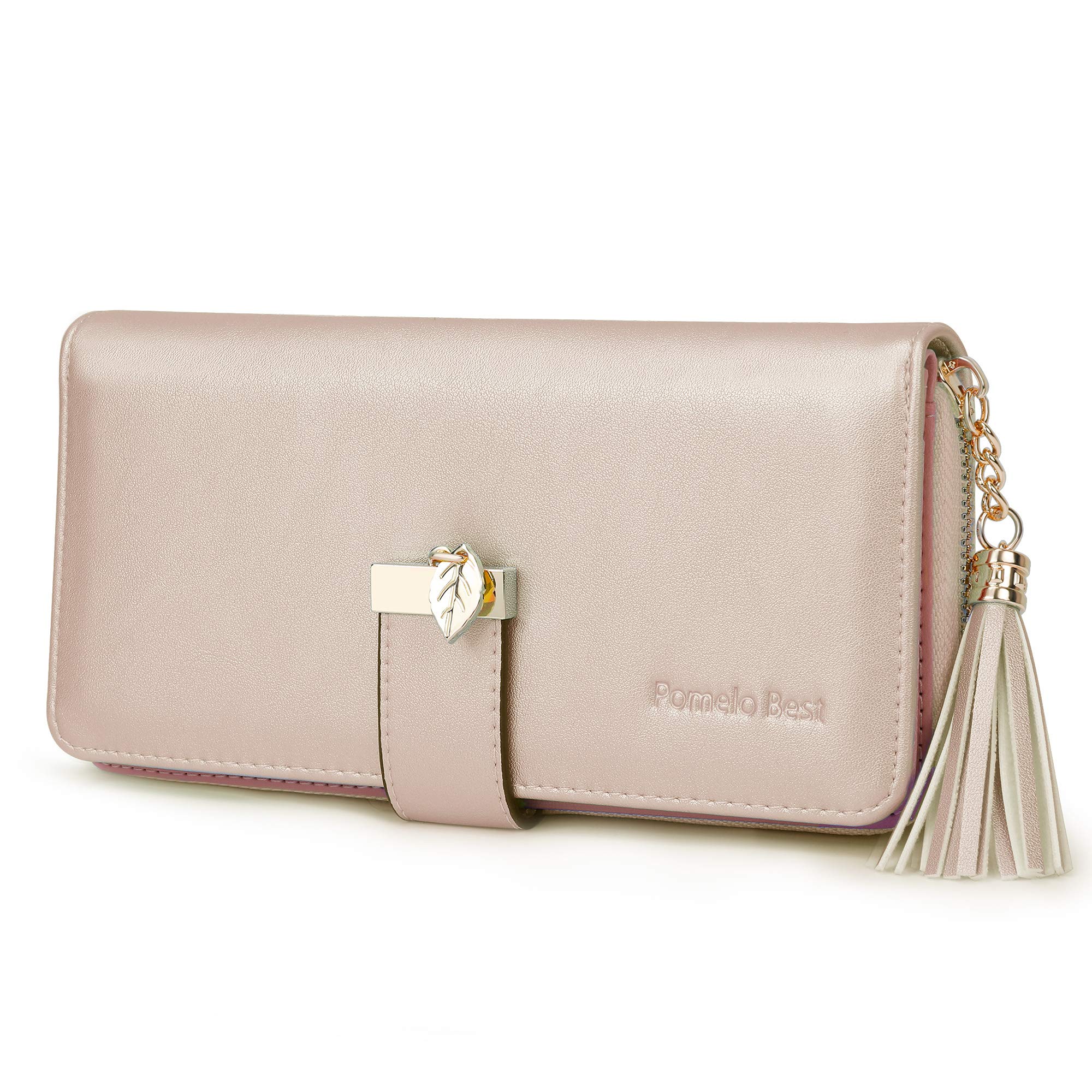 RFID Wallets for Women with Multiple Card Slots and Cellphone Compartment, Womens Wallet