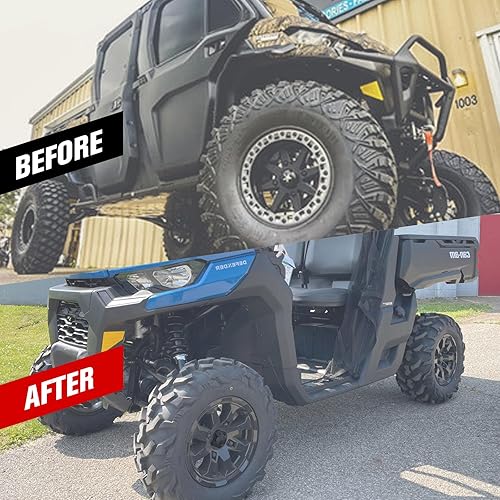 Miniatura 2 de Tapacubos centrales de rueda, cubierta central de polvo para cubo de rueda de neumático, compatible con accesorios Can Am Defender Commander