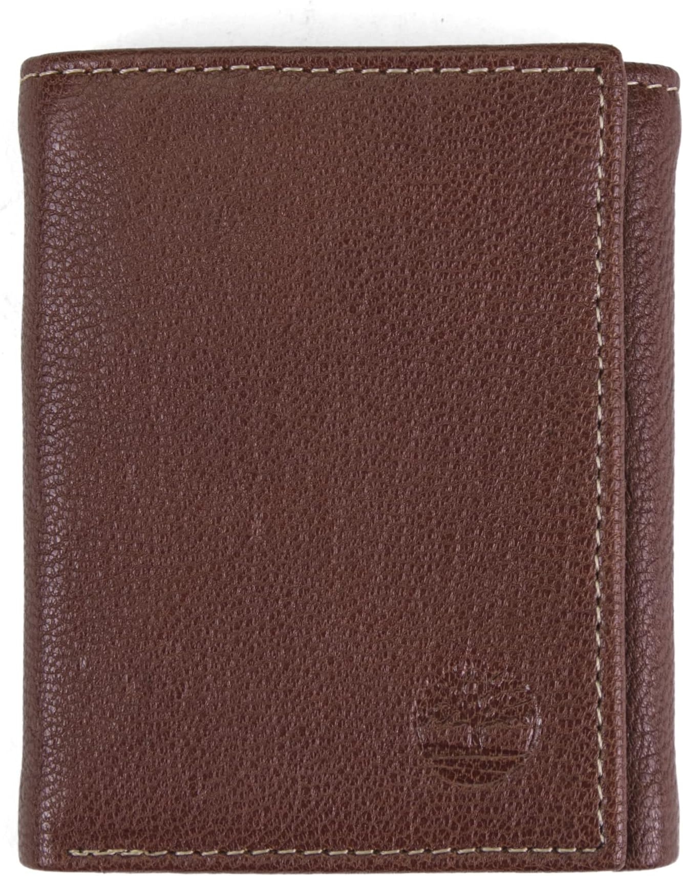 Men's Genuine Leather RFID Blocking Trifold Security Wallet, Brown, One Size