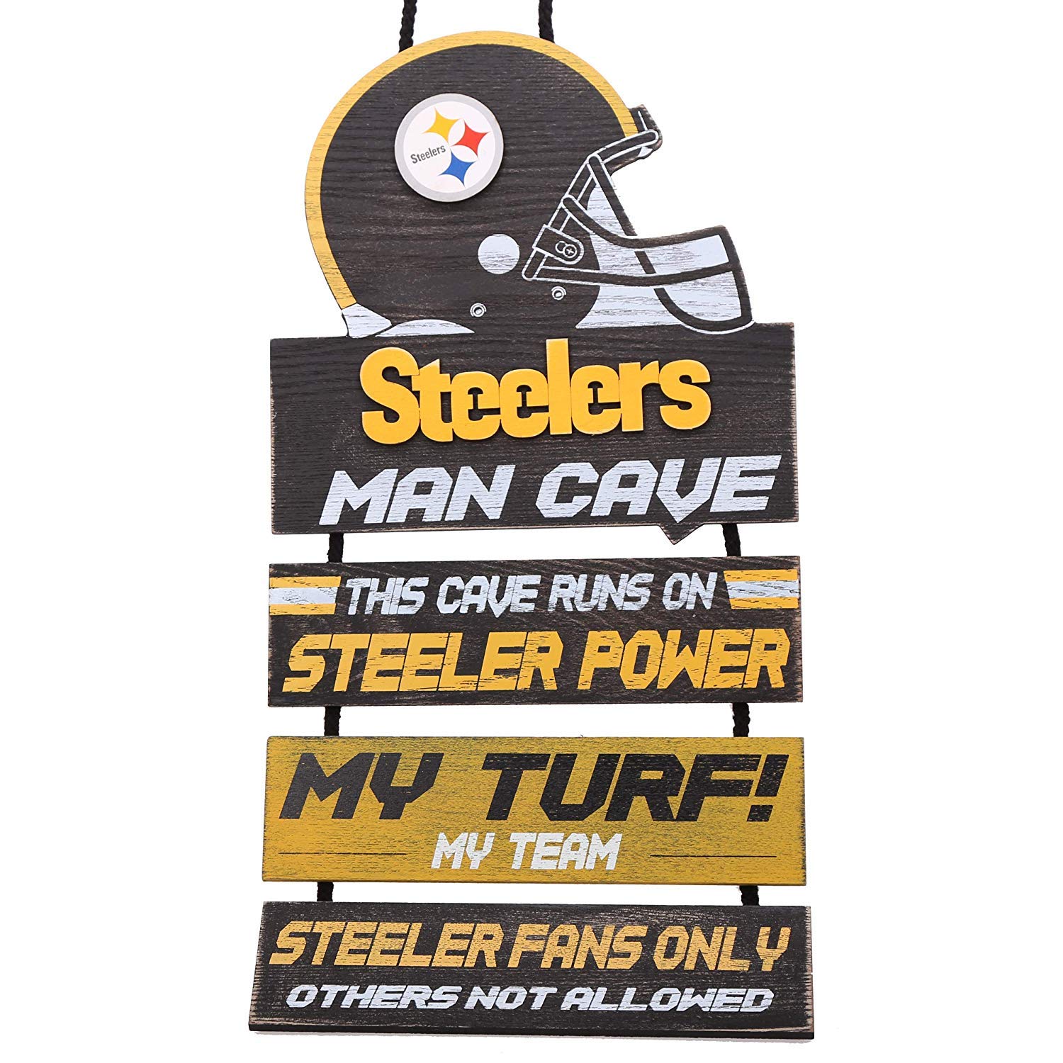 NFL Team Logo Mancave Man Cave Hanging Wall Sign