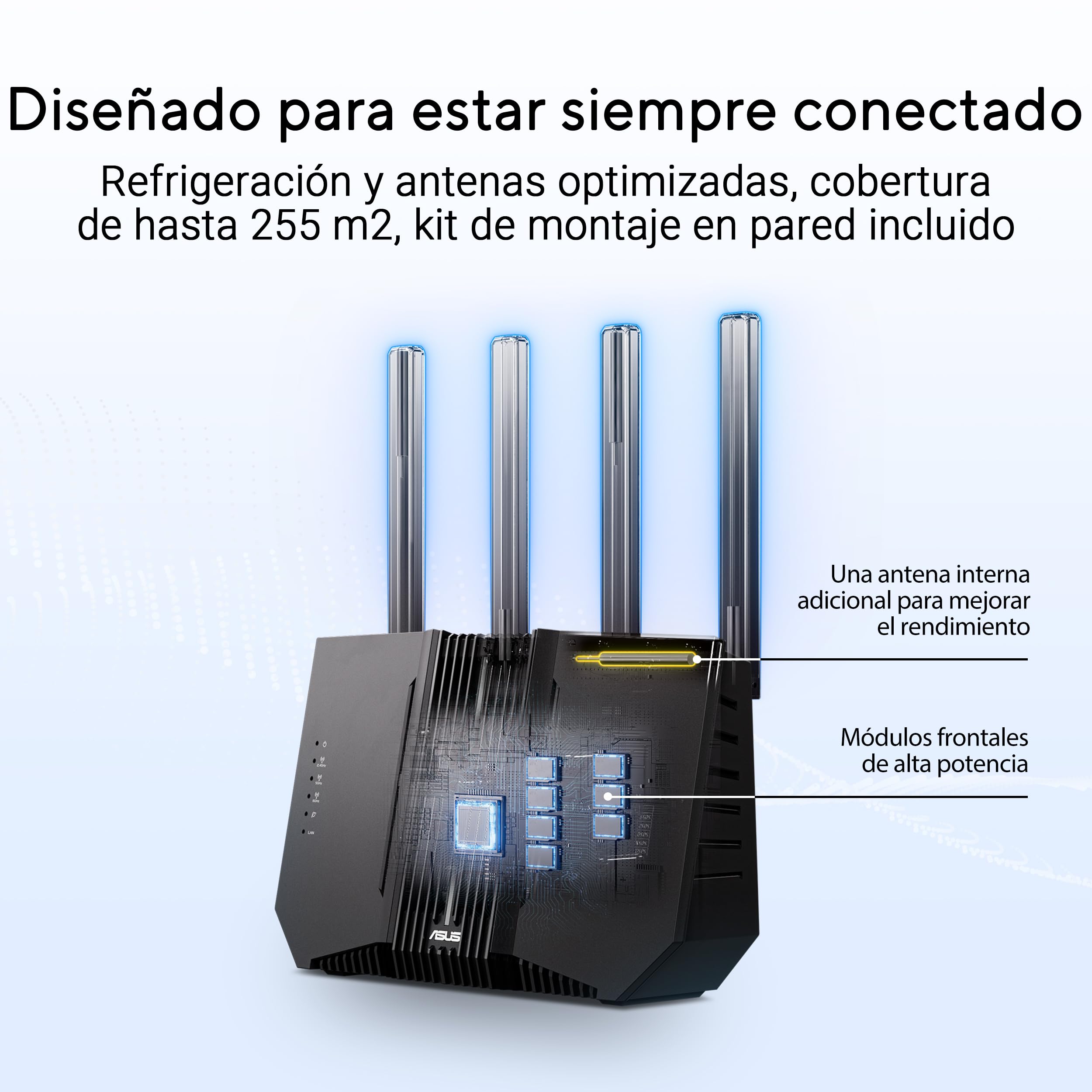 Asus - ASUS Routeur Sans Fil RT-BE92U WiFi 7 Tri Band BE9700