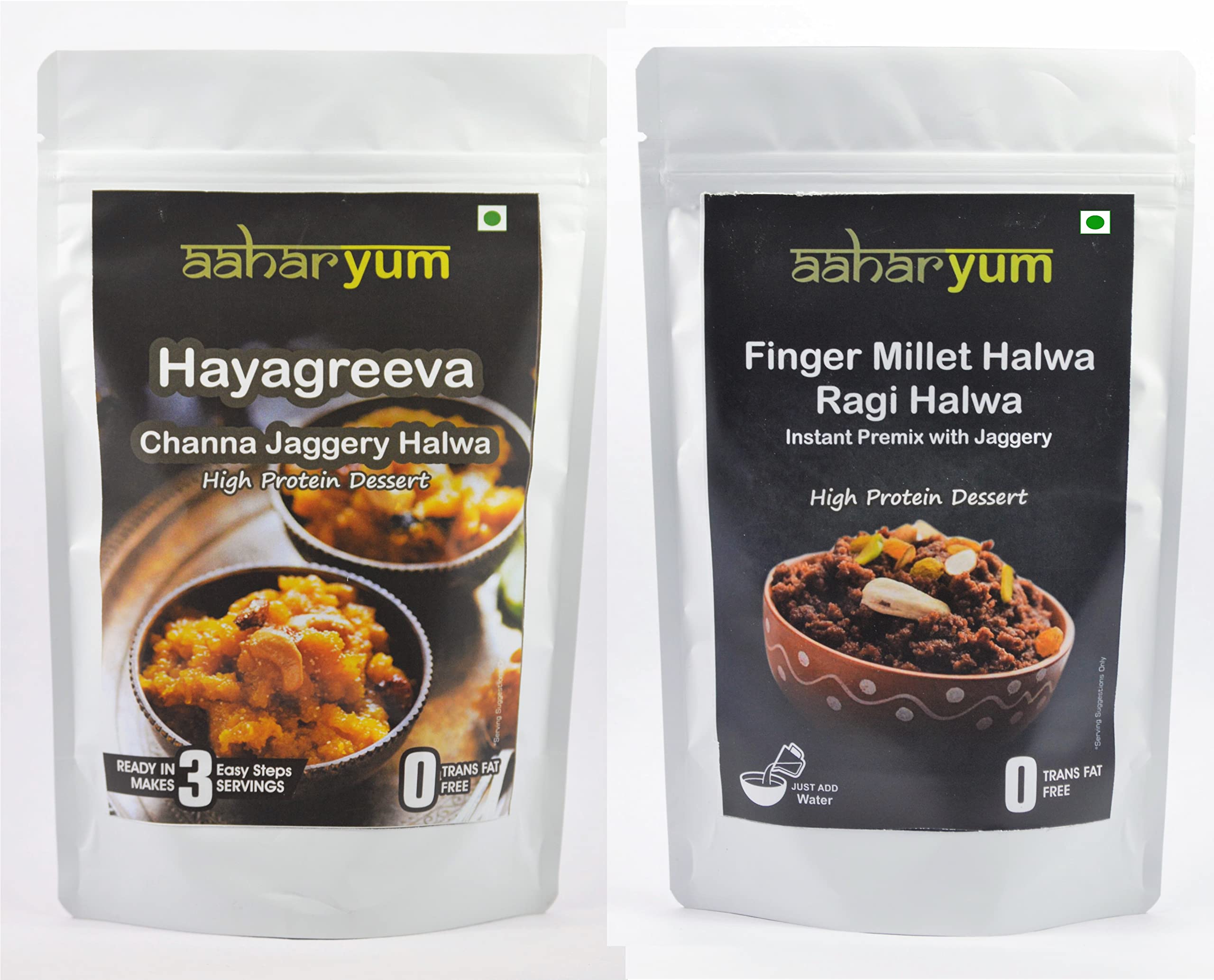 Buy Indian Dessert Treat Channa Halwa & Ragi Halwa with Jaggery