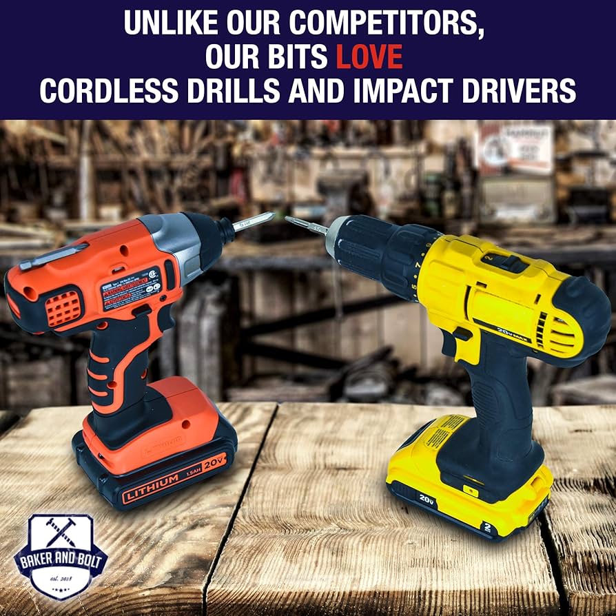 Baker and Bolt Robertson Square Drill Bit Set Premium