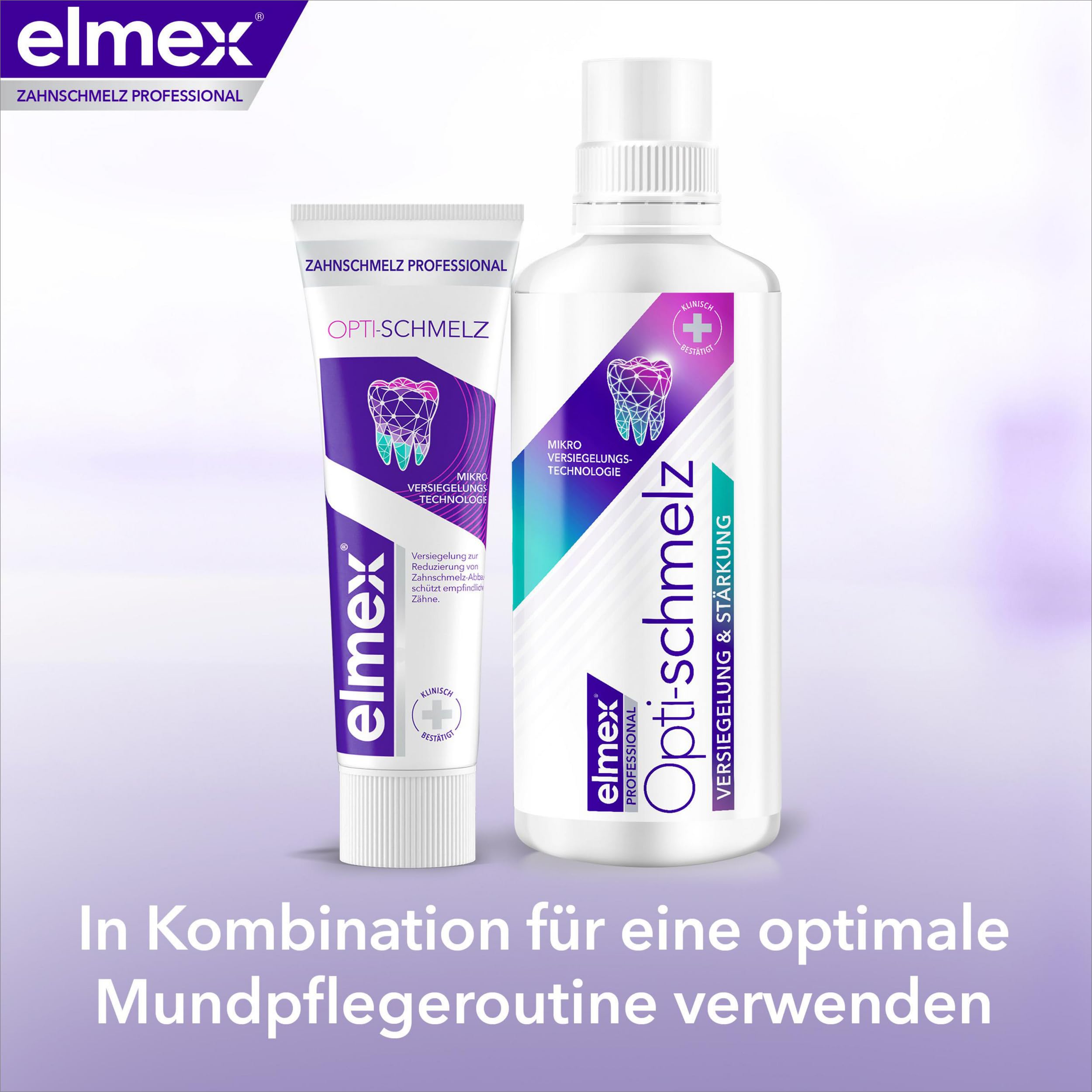 Elmex Opti-schmelz professional Zahnpasta Versiegelung und Stärkung, 75 ml Pasta do zębów