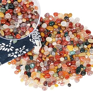 900g Edelstein Mix 9-12mm - Dekorative Steine Für DIY & Deko