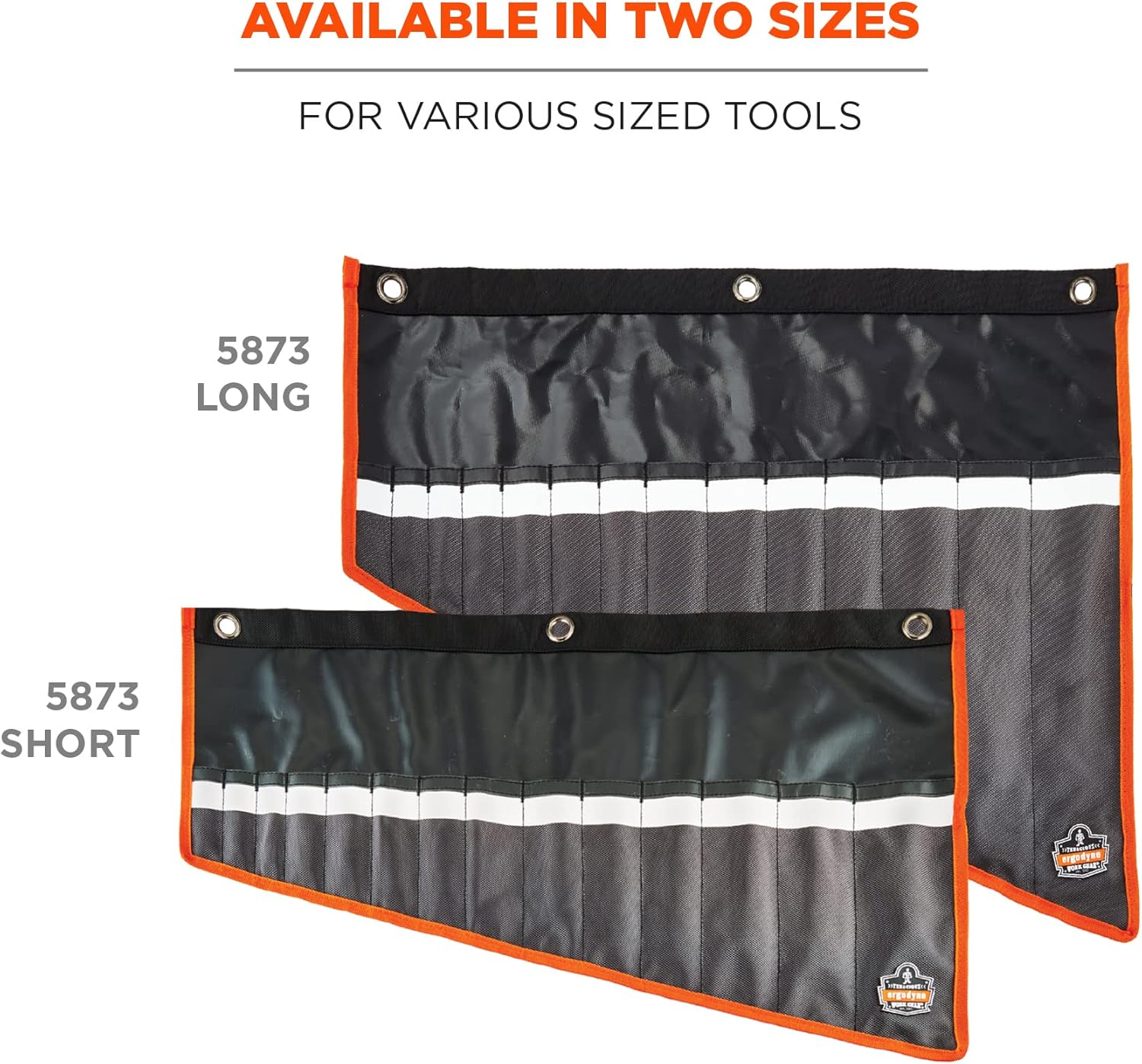 Ergodyne Arsenal 5873 Wrench Roll-Up Pouch, Tall, 14-Pockets, Black