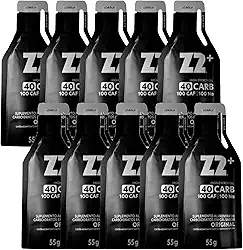 Energy Gel Z2+ - 40 Carb (Display 10 sachês 55g), Sabor Original