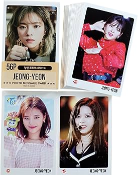 Amazon.co.jp: TWICE トゥワイス グッズ フォトメッセージカード 56枚