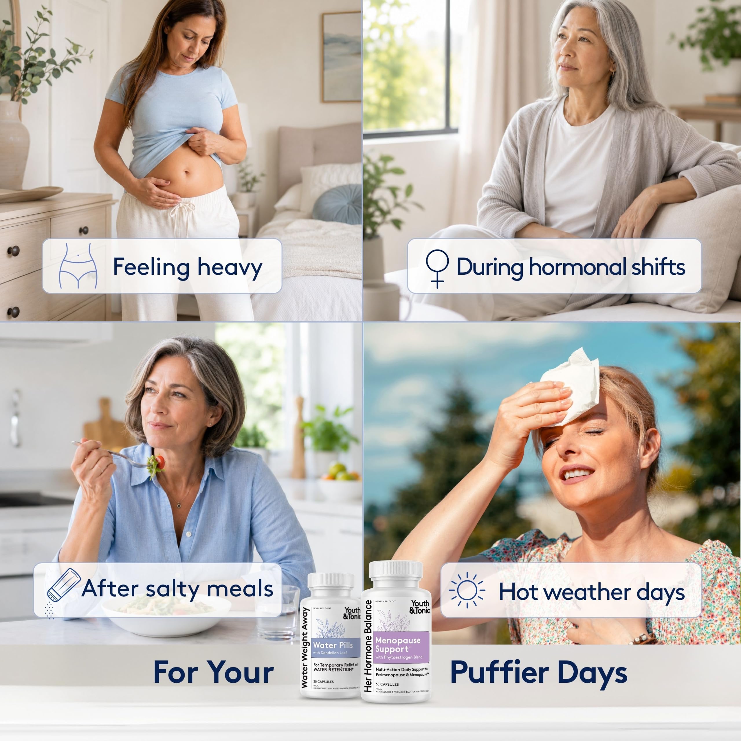 Youth & Tonic 2pk Menopause & Water Weight Loss, Fluid & Hormone Balance — Amazon image 4