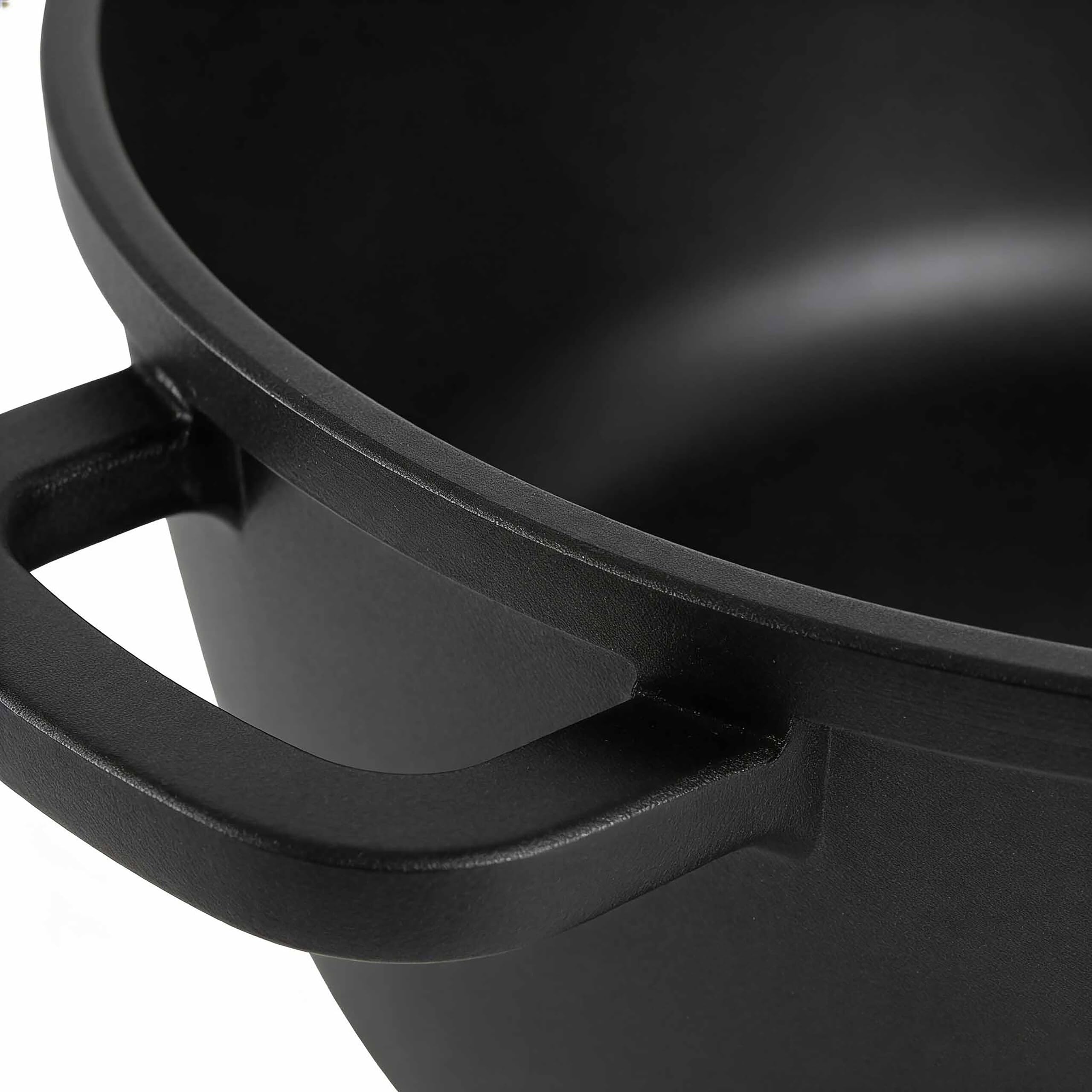 Relaxdays olla para sopa con tapa de cristal, antiadherente, XXL inducción, 10 l, 28 cm, fundición de aluminio, negra