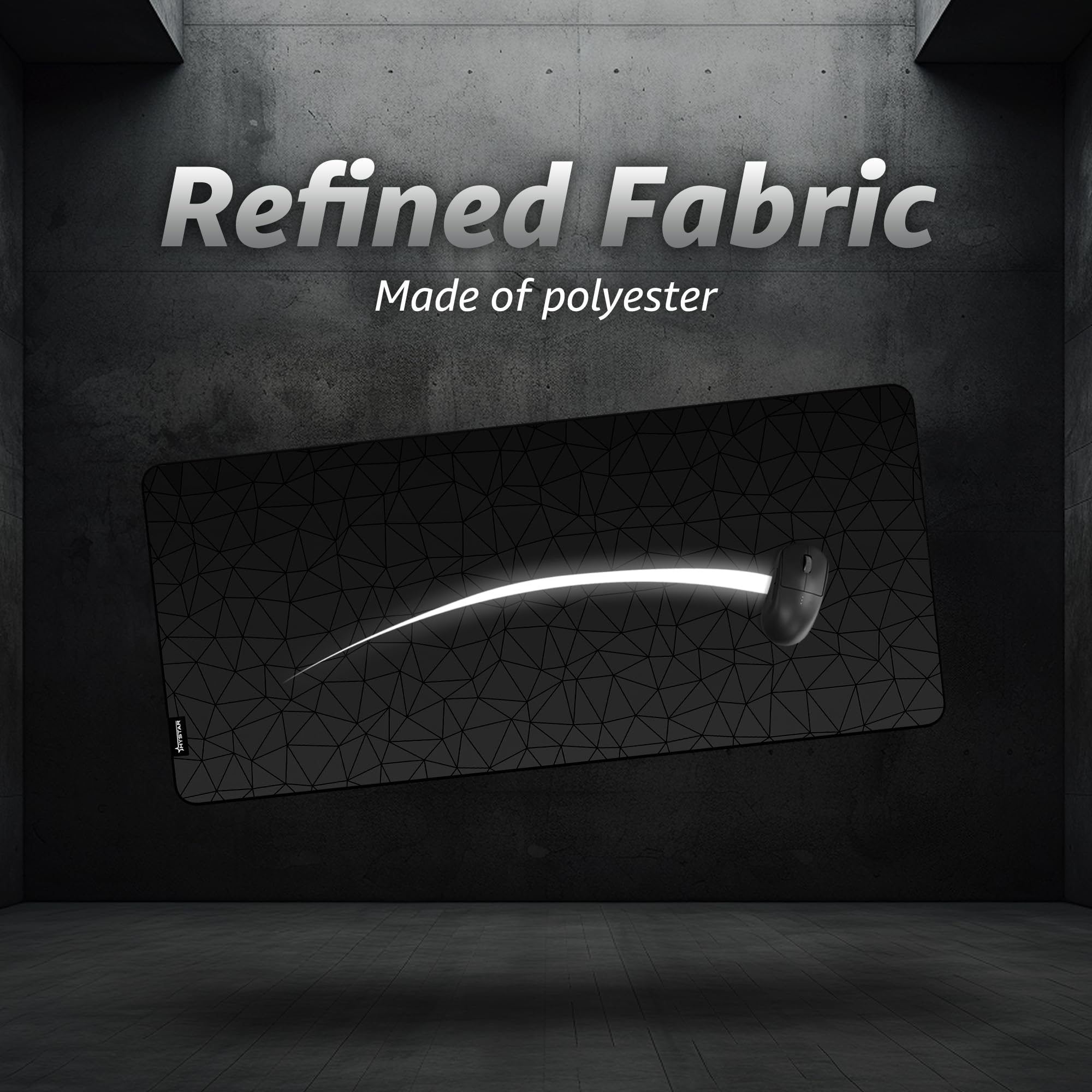 Hystar® Extended Gaming Mouse Pad | XXL 36" X 16" | 5mm Thick, Waterproof Surface, Smooth Polyester Fabric, And Natural Rubber Base | Nostalgia