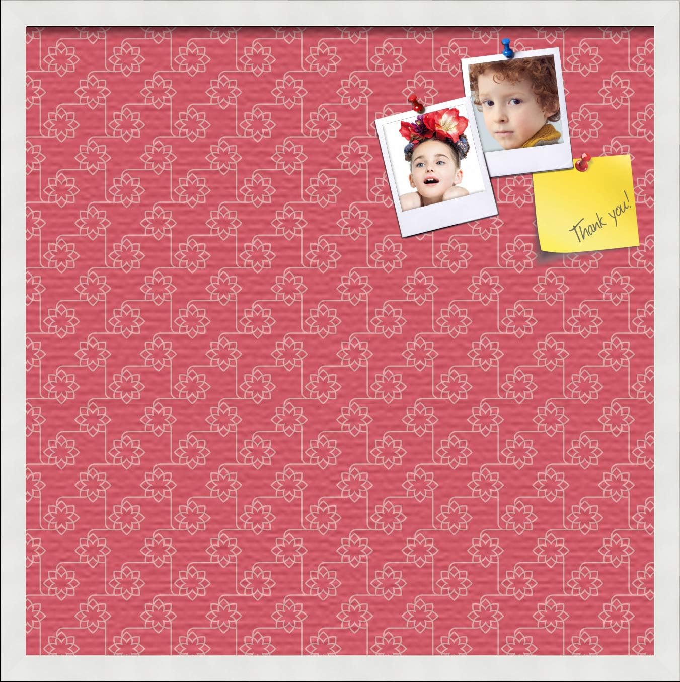 PinPix ArtToFrames 24x24 Inch Custom Cork Bulletin Board