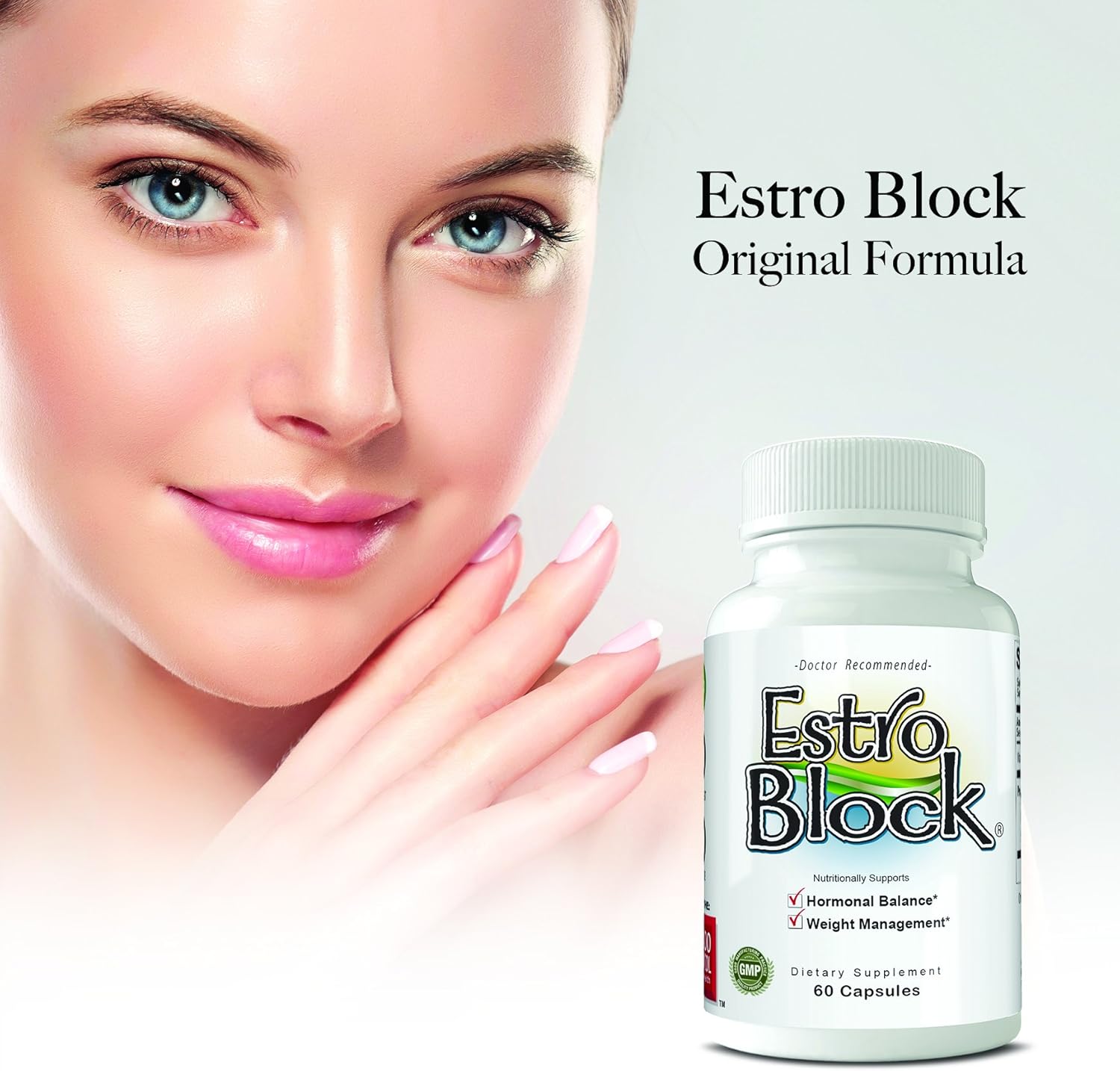 Estroblock - 2-Pack 120 Capsules Total - DIM & Indole 3-Carbinol for Natural Hormonal Hormone Balance, Acne - Anti Toxic Estrogen Aromatase Inhibitor Blocker. Vegan,Soy-Free, Dairy-Free, Non-GMO (2)