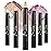 Boobeen 6PCS Cream Eyeshadow Stick Waterproof Pencil Crayon Eye Brightener Shimmer Pen Create Glitter Makeup, Easy to Use