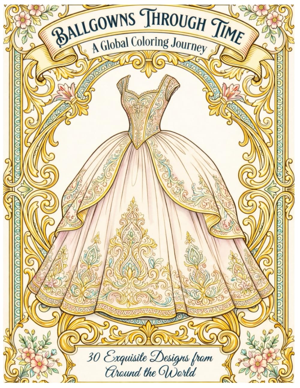 Ballgowns Through Time: A Global Coloring Journey
