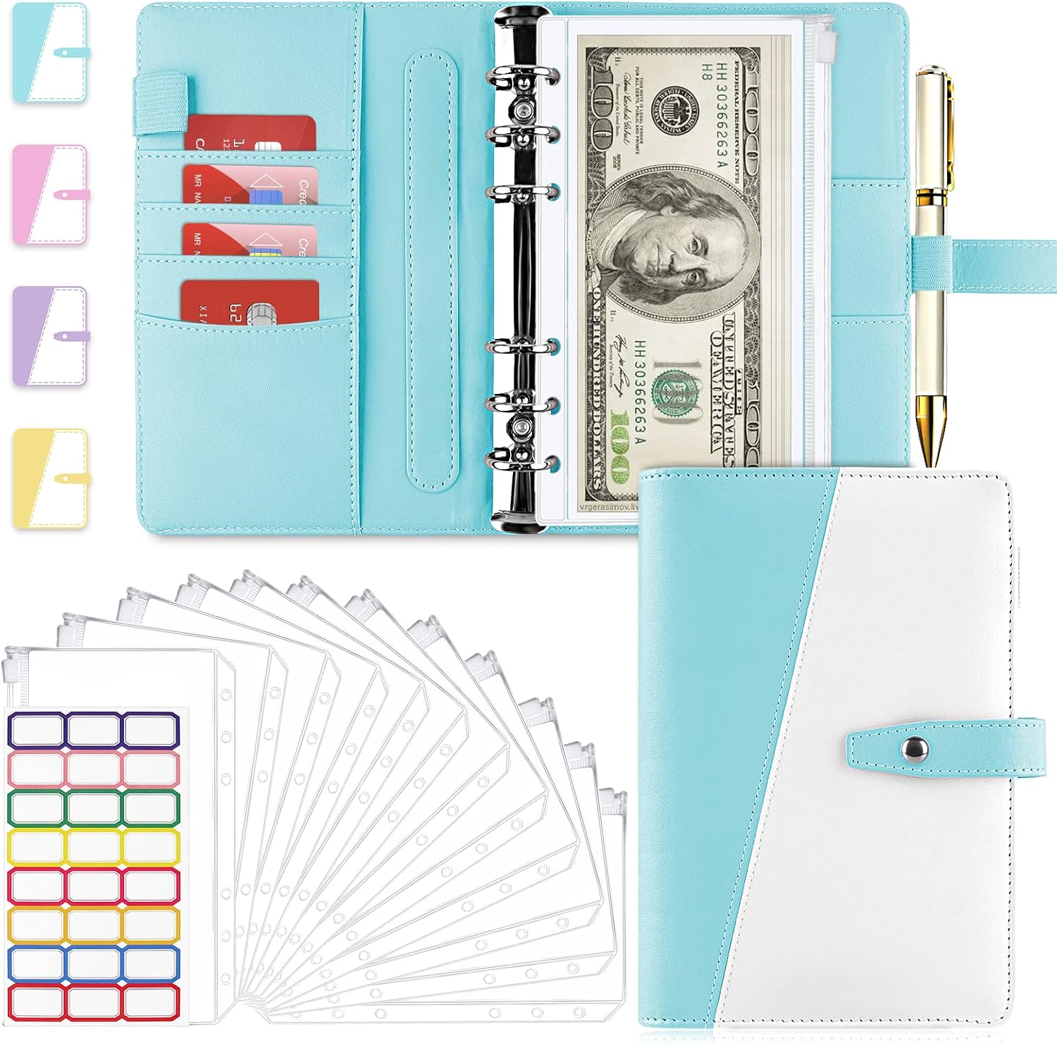 Cash Envelopes for Budgeting, Budget Binder, 14Pcs Budget Binder with