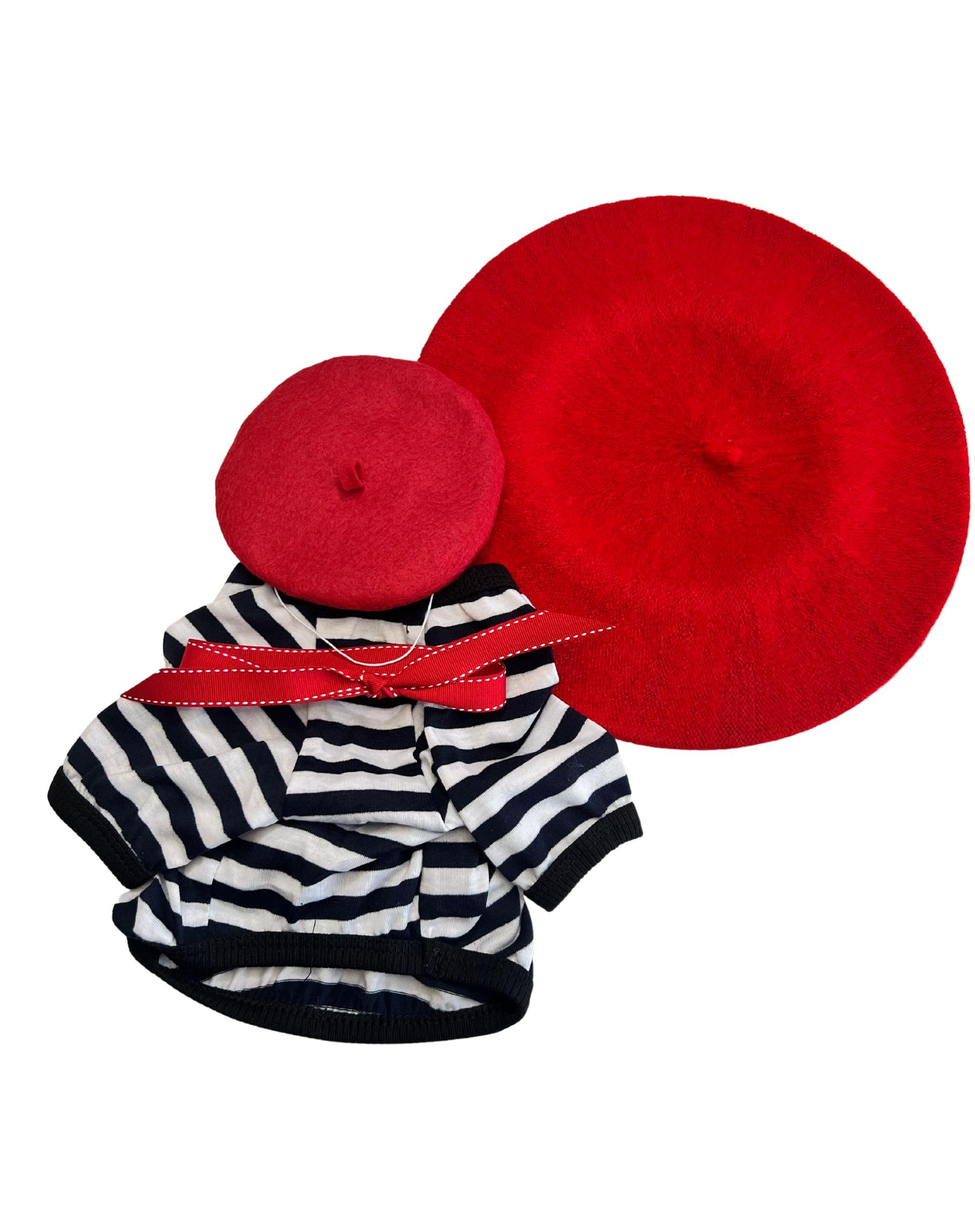 Amazon.com: Cat and Human Matching Berets! Twinning with the  display picture 1