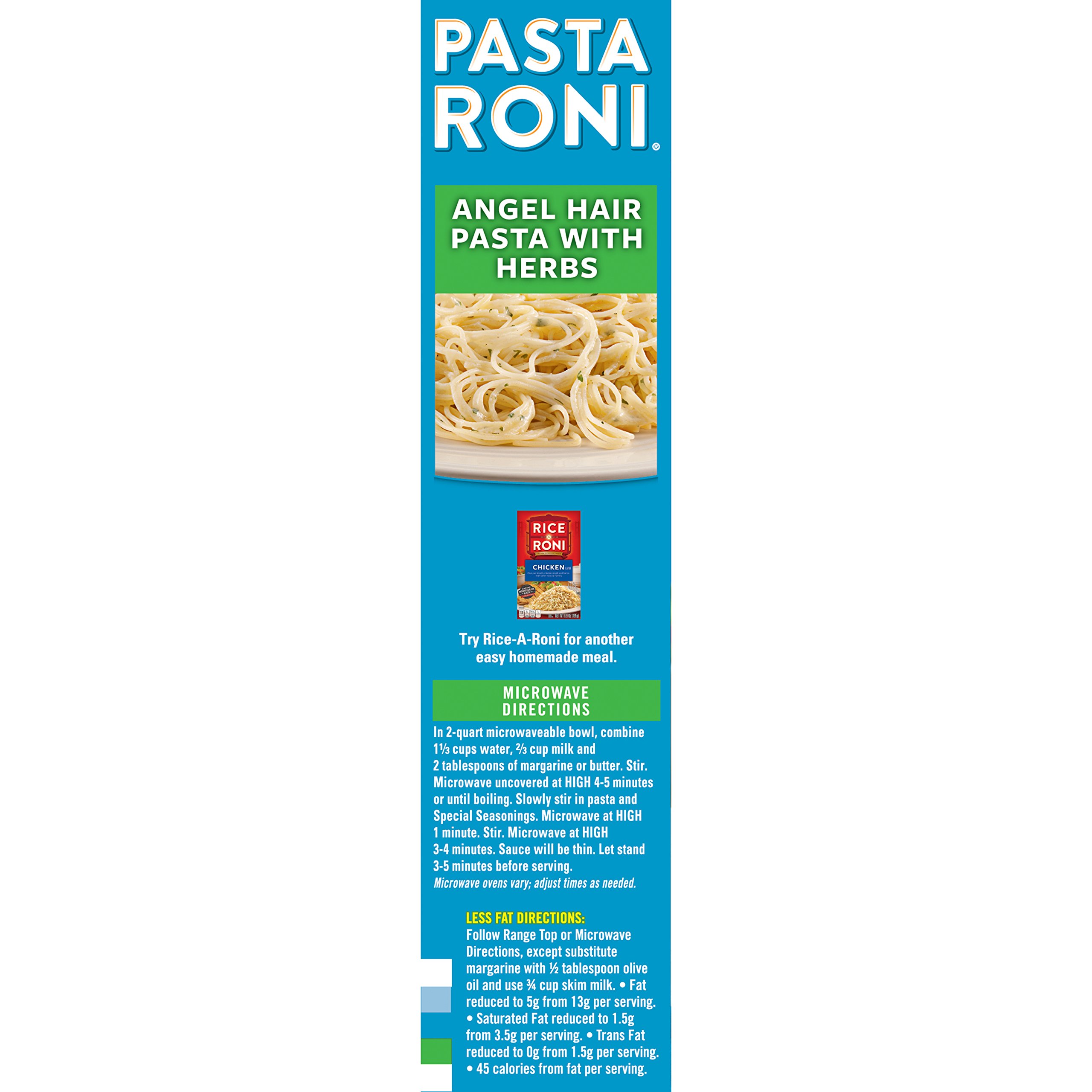 Pasta Roni Angel Hair Pasta With Herbs Mix,4.8 Ounce (Pack of 12 Boxes)