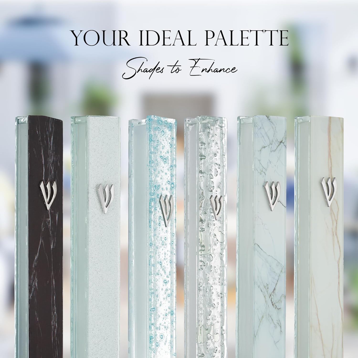 ステンドグラス うさぎと雪の結晶 モチーフのパネル(スタンド付