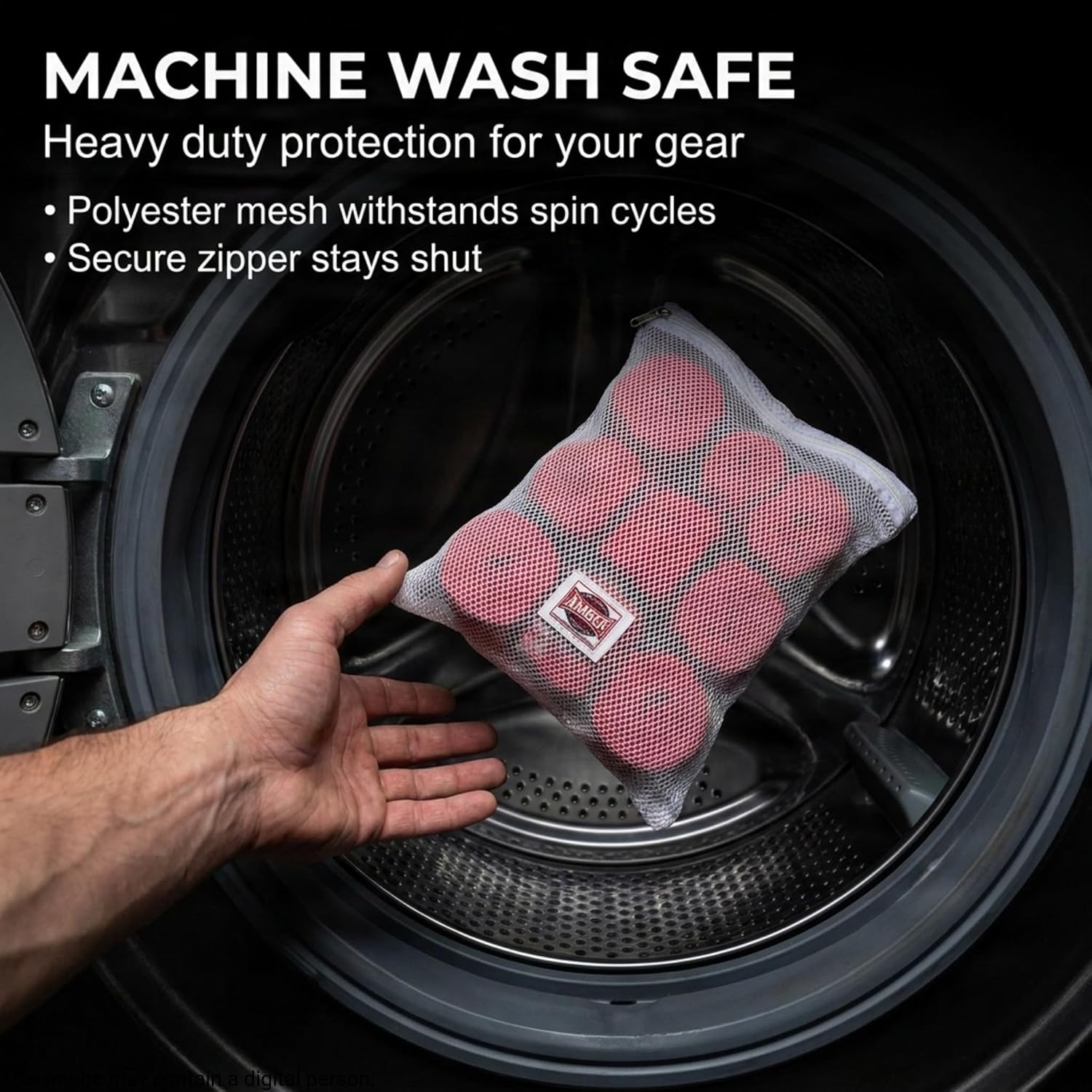 Hygienic Mesh Laundry Bag for Hand Wraps: Tangle-Free, Compact, and Durable Solution for Gym-Goers - Ultimate Cleaning and Protection for Active Lifestyles image 4