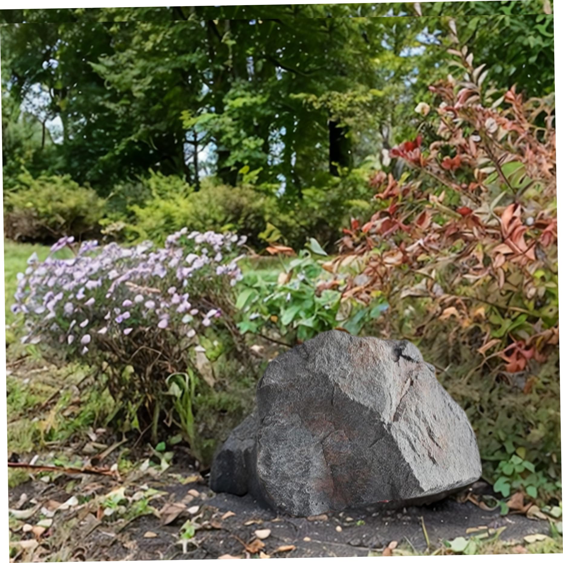 Outdoor Faux Rock Cover, gefälschte Rock Regenwaldlandschaft, realistische PU -Schaumkunstgesteine ​​mit natürlicher Textur für Landschaftsbau und Brunnenpumpengehäuse (B)