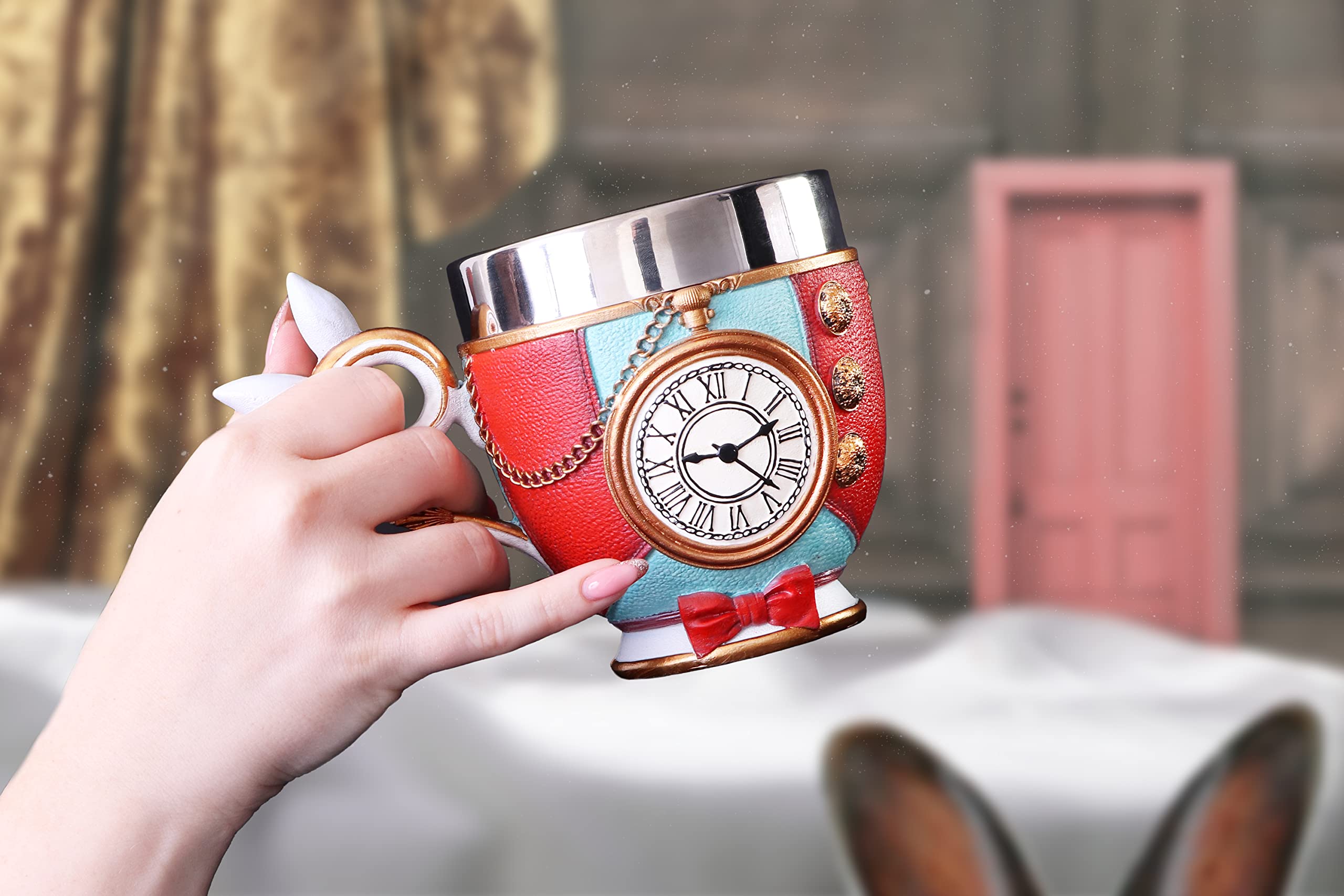 Amazon.com: Nemesis Now Alice in Wonderland Inspired Tea Cup, Hand
