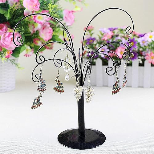 Miniatura 2 de Árbol de exhibición de adornos de 10.6 pulgadas, soporte de exhibición de mesa, soporte para adornos, gancho de alambre de metal para Halloween,
