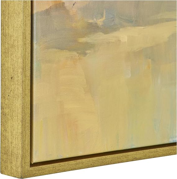Uttermost Folded Hills Wood & Canvas Framed Landscape Art in Multi-Color