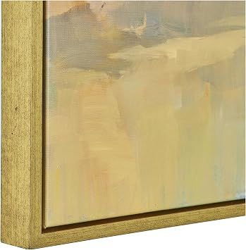 Uttermost Folded Hills Wood & Canvas Framed Landscape Art in Multi-Color