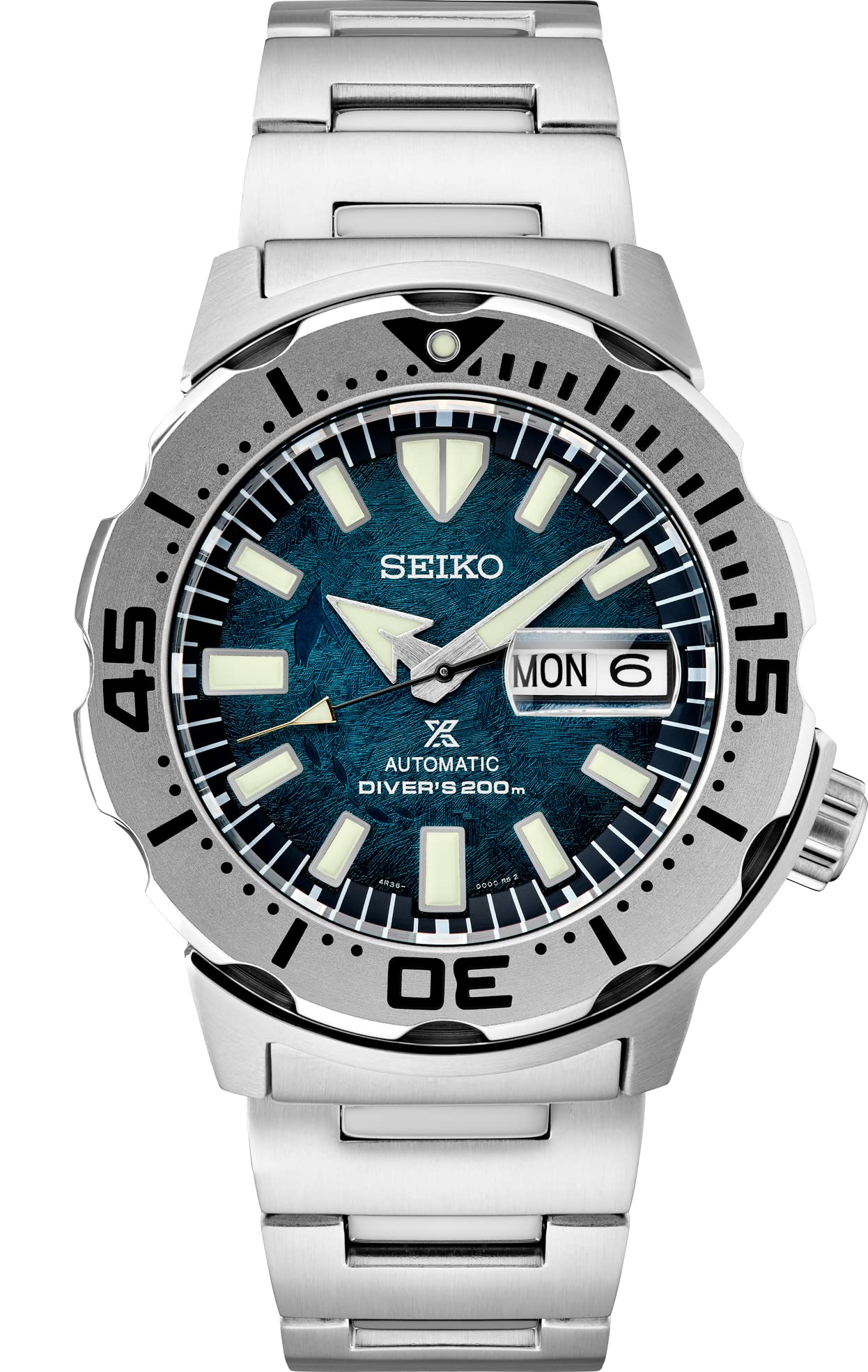 SRPH75 Automatic Dive Watch for Men - Prospex Special Edition - LumiBrite Hands, Rotating Elapsed Timing Bezel - Water Resistant 200M