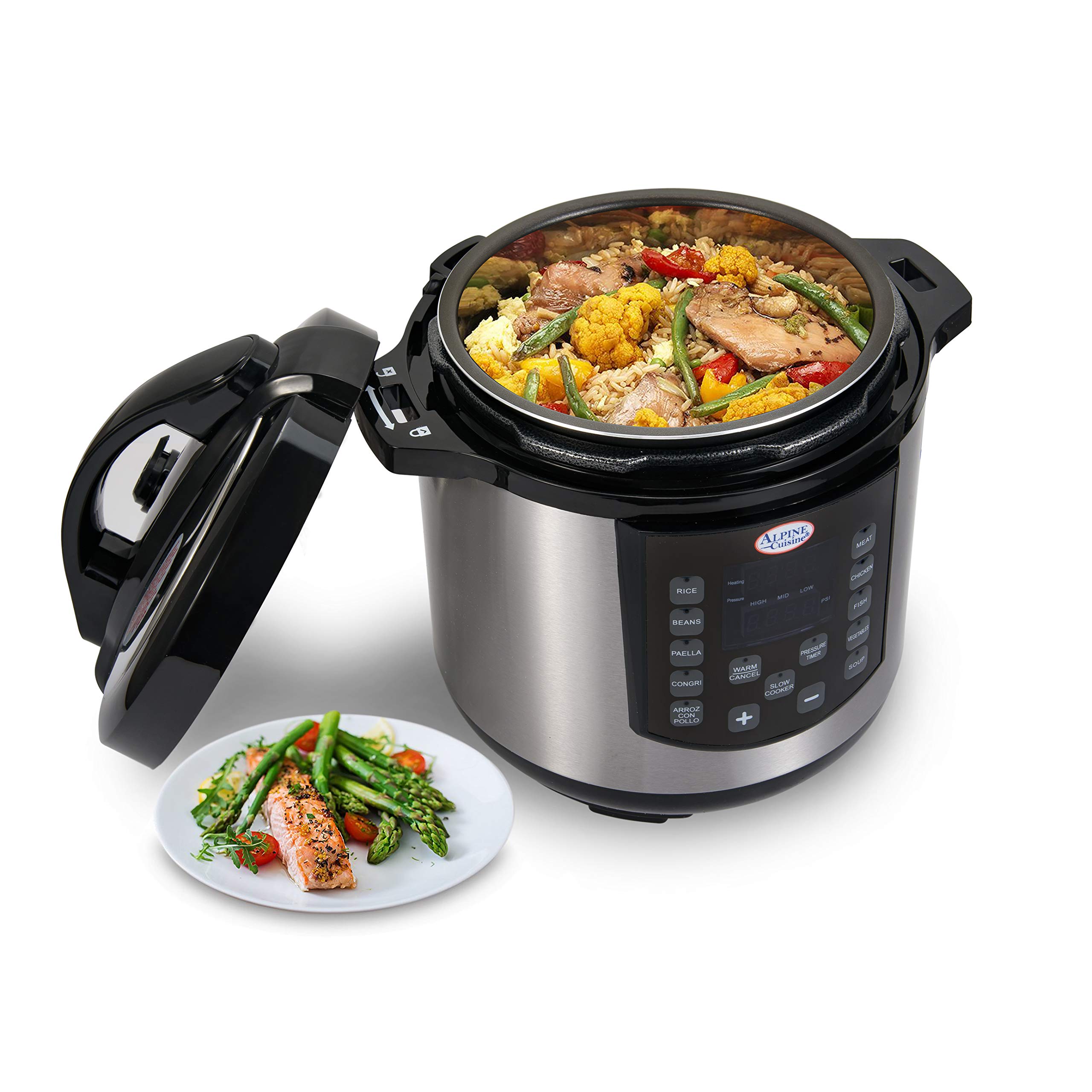 Instapot Cooker Sweetcrispy 6QT Electric Pressure Cooker 12-in-1