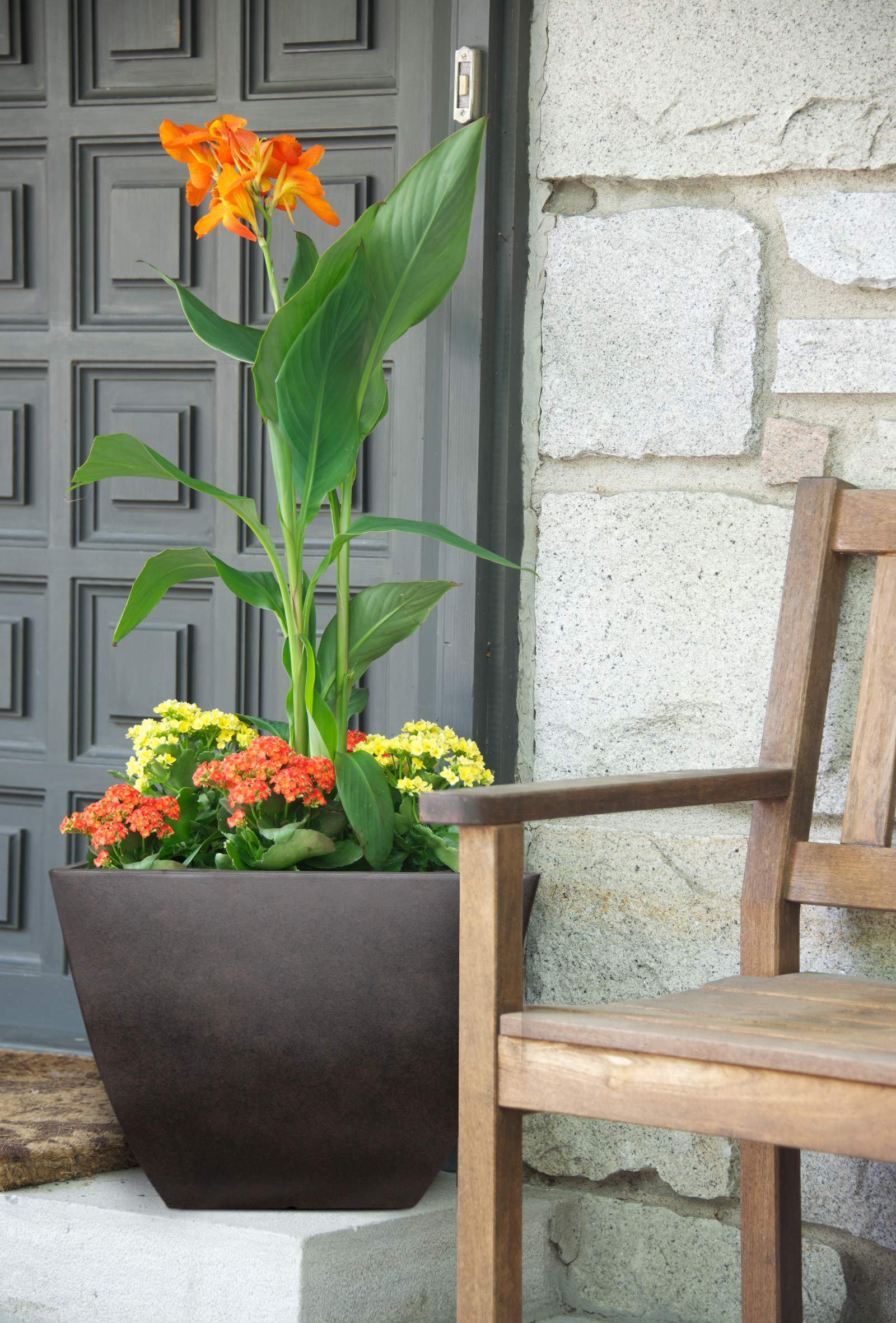 Amazon.com : ATT SOUTHERN HDR-019275 Newland 16" Coffee Planter : Patio,  Lawn & Garden