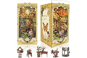 DIY Book Nook Kit,DIY Dollhouse Booknook Bookshelf Insert Decor