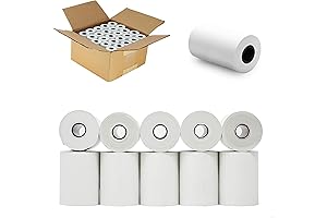 200 Rolls Thermal Paper 2.25" 2 1/4" x 85' for Thermal Printer