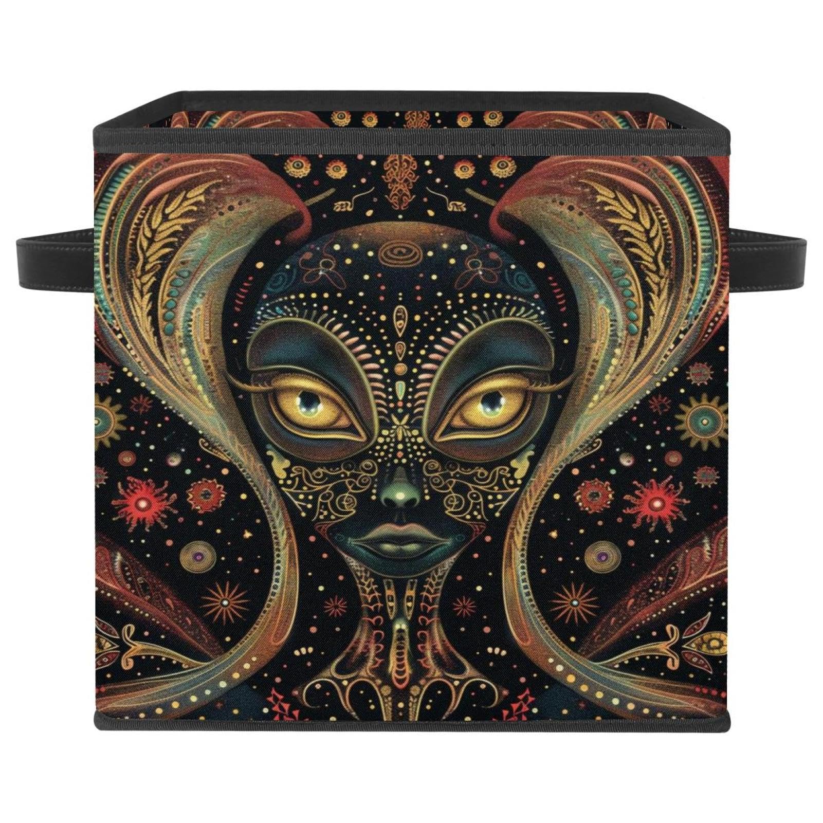 Grand cube de rangement extraterrestre pour organiser le dressing