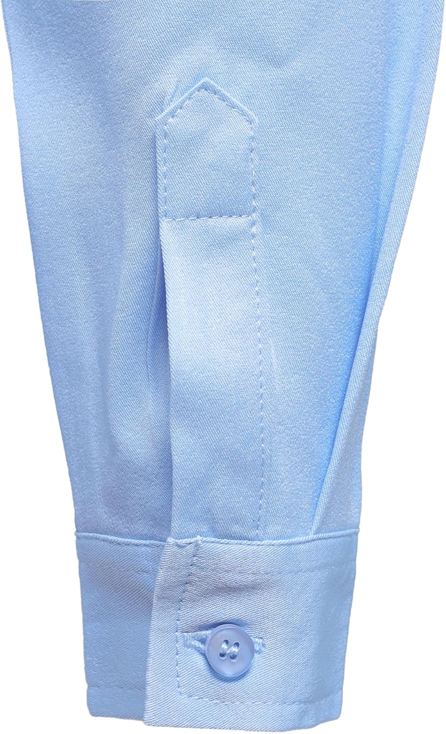 Boys Stretch Wrinkle Free Dress Shirts Button Down Shirt Long Sleeve Formal School Uniform Shirts - Image 2