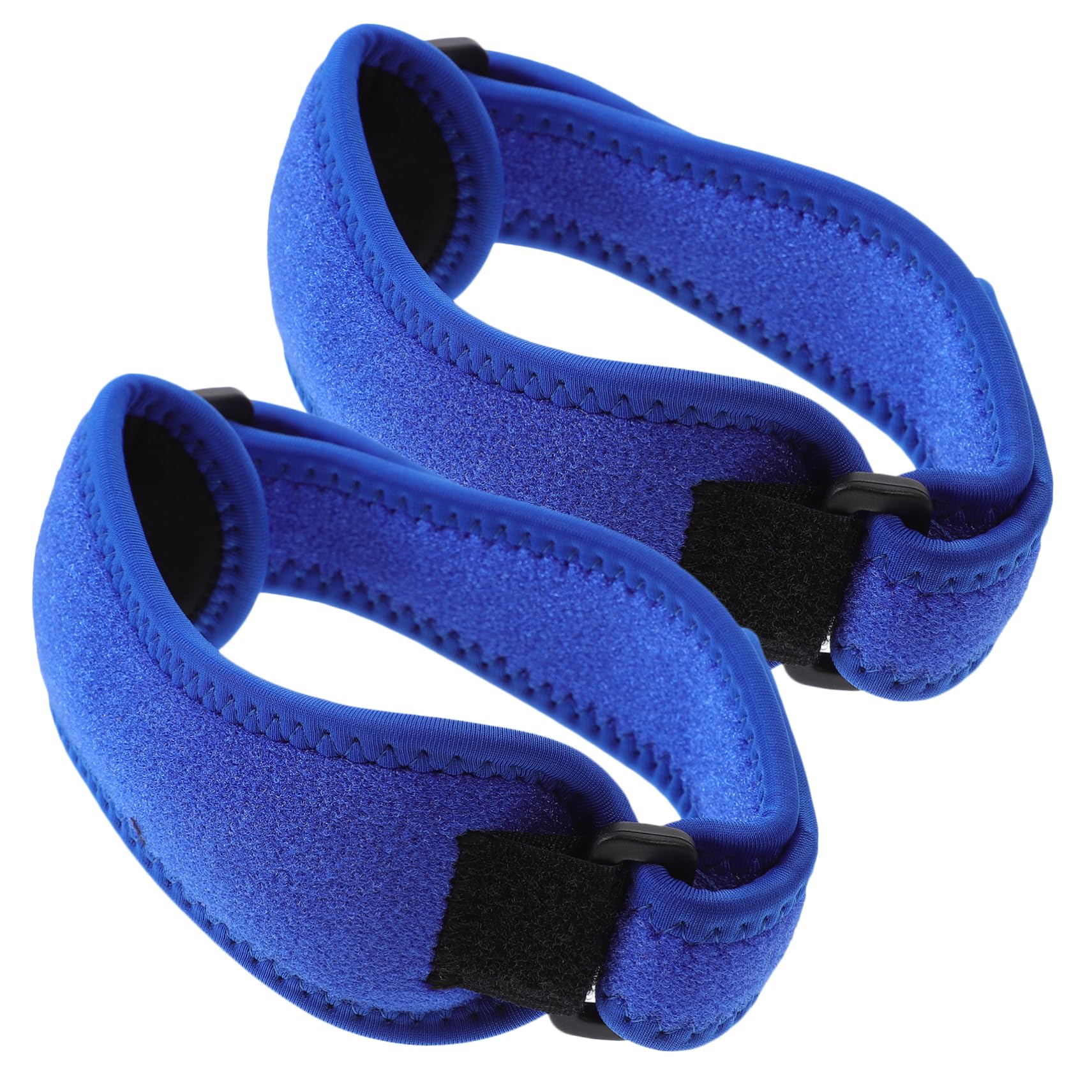 LIOOBO Patella Knee Brace for Sports Activities Running Basketball Fitness Blue Sturdy Breathable Adjustable Patella Stabilizer