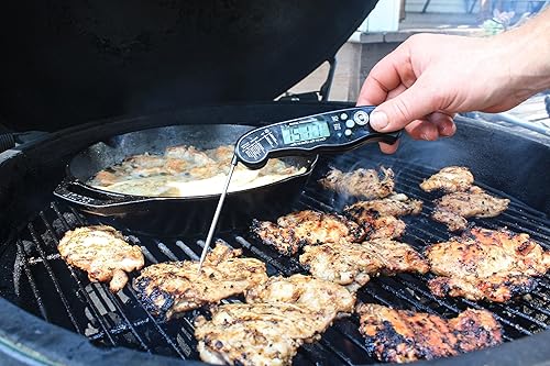 Miniatura 6 de Bearded Butchers Termómetro digital de lectura instantánea para carne, termómetro de cocción preciso para carne de res, pollo, cerdo, pescado, tabla